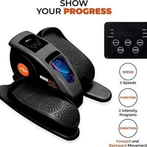 Vibrolegs Sitting Under Desk Elliptical Machine Whisper Quiet Bike Pedal Exercis