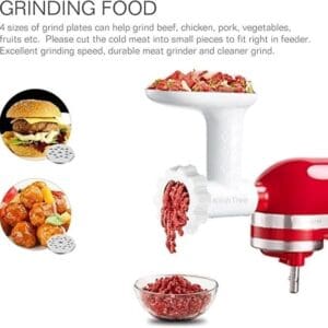 KITCHTREE Fruit & Vegetable Strainer Attachment Set - Includes Food Grinder Atta