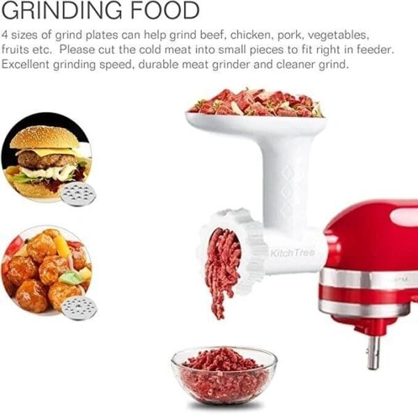 KITCHTREE Fruit & Vegetable Strainer Attachment Set - Includes Food Grinder Atta