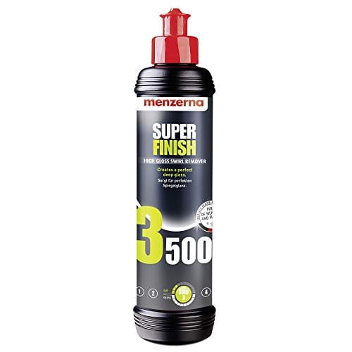 A bottle of menzerna super finish 3 5 0 0