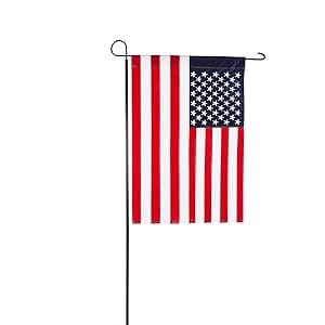 A flag is shown on top of a pole.