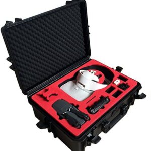 Professional Carrying Case for DJI Goggles (also racing edition) and DJI Mavic Pro and Platinum - 100% Water and dust proofed - by MC-CASES