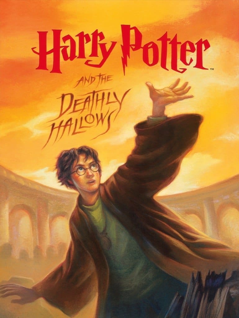 A painting of harry potter and the deathly hallows