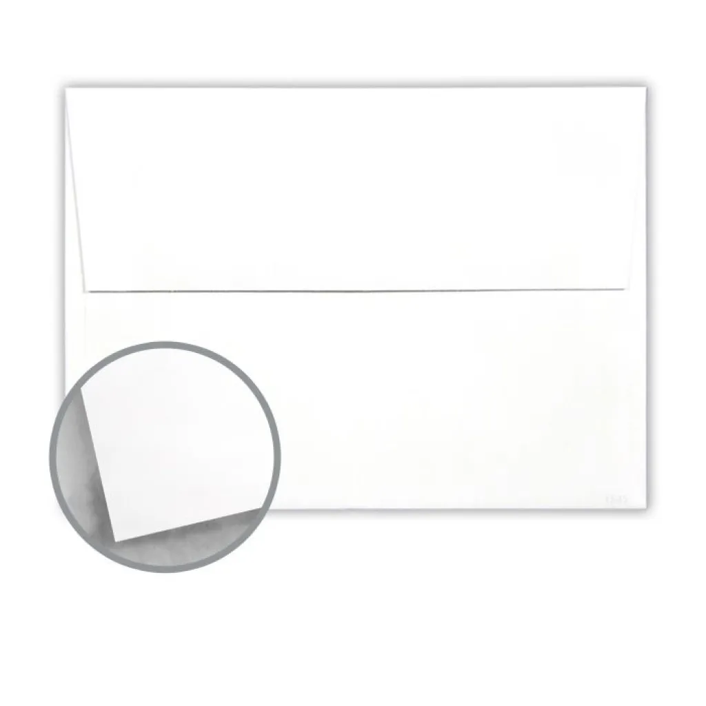 A white envelope with a gray paper on top of it.